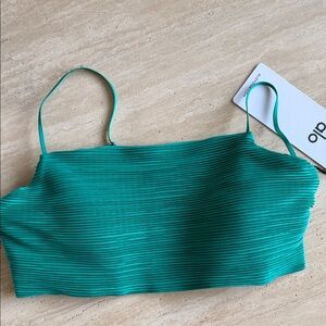 Alo green sport bra size small